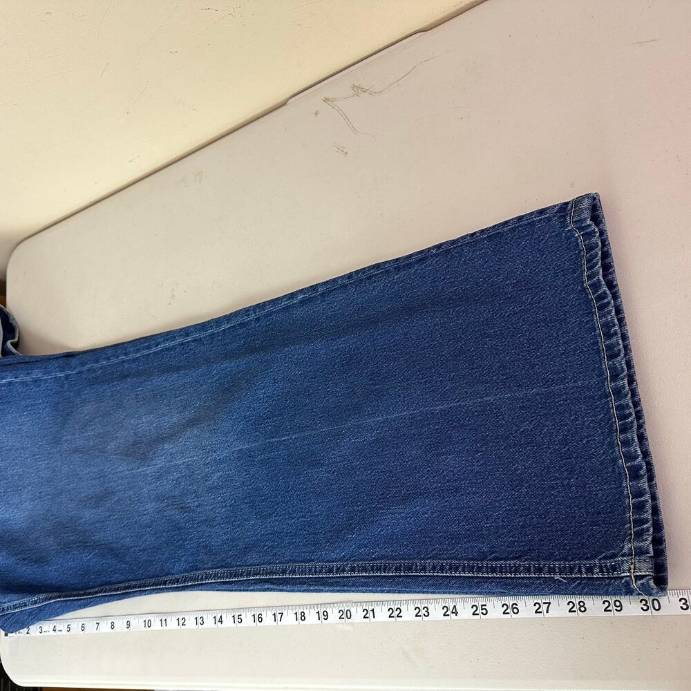 LOFT Wide Leg Jeans Womens 32/14 Blue High Rise Denim NWT Festival Baggy Indie - Picture 9 of 11